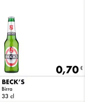 Iper Tosano BECK'S Birra offerta