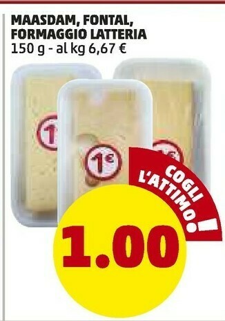 PENNY Maasdam 150 g offerta