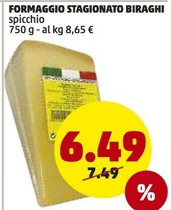 PENNY Formaggio stagionato 750 g offerta