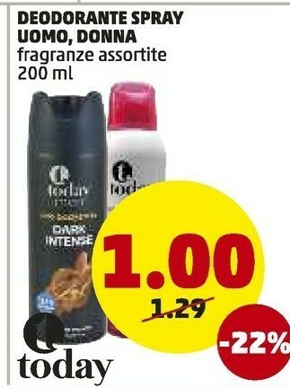 PENNY Deodorante spray uomo offerta