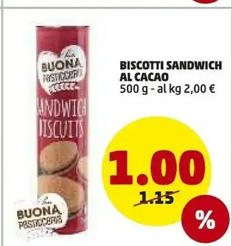 PENNY La buona pasticceria - sandwich biscuits 500 g(ml) offerta