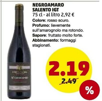 Negroamaro salento igt