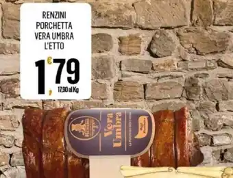Vibian Renzini porchetta vera umbra offerta