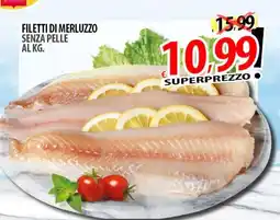 Il Genio Supermercato Filetti di merluzzo senza pelle offerta