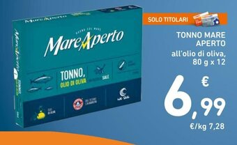 Spazio Conad Mare Aperto Tonno 80g x 12 offerta