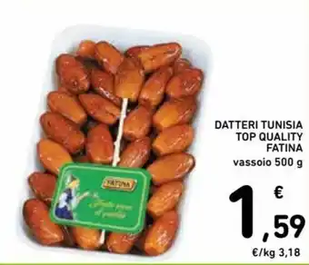 Spazio Conad Datteri Tunisia Top Quality Fatina 500g offerta