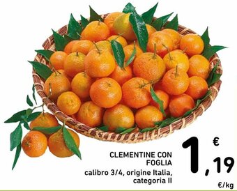 Spazio Conad Clementine con Foglia offerta