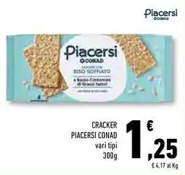 Conad Superstore CRACKER PIACERSI CONAD offerta