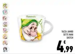 Conad Superstore Tazza jumbo sette nani sketch offerta