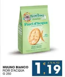 SeBón Supermercati MULINO BIANCO fiori d'acqua offerta