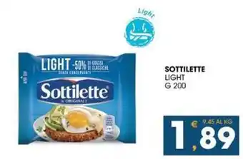 SeBón Supermercati SOTTILETTE Light offerta