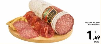 Spazio Conad Casa Modena Salame Milano offerta