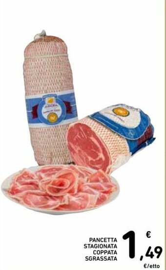 Spazio Conad Pancetta Stagionata Coppata Sgrassata offerta