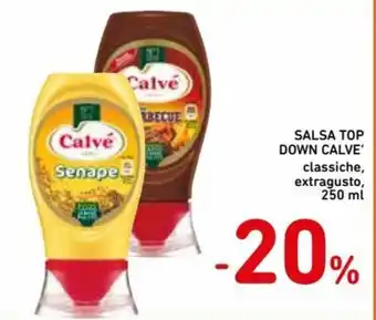 Spazio Conad -20% Salsa Top Down Calvé 250ml offerta