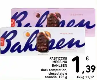 Spazio Conad Bahlsen Pasticcini Messino 125g offerta