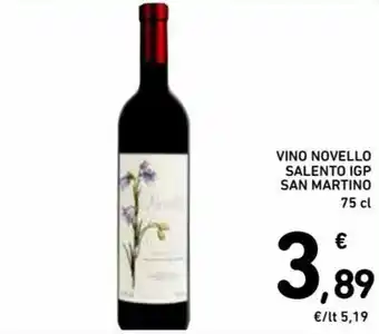 Spazio Conad Vino Novello Salento IGP San Martino 75cl offerta