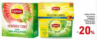 Spazio Conad -20% Lipton Linea 25 filtri, 20 filtri offerta