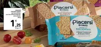 Spazio Conad Cracker PIACERSI CONAD offerta