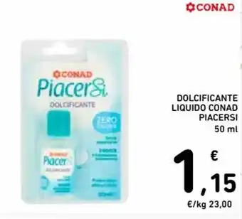 Conad PiacerSi Dolcificante Liquido 50ml