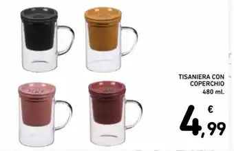 Spazio Conad Tisaniera con Coperchio 480ml offerta