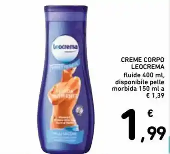 Spazio Conad Leocrema Creme Corpo 400ml, 150ml offerta