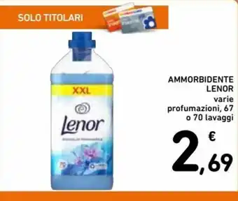 Spazio Conad Lenor Ammorbidente 67 o 70 lavaggi offerta