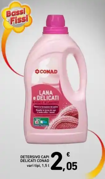 Spazio Conad Conad Detersivo Capi Delicati 1,5L offerta