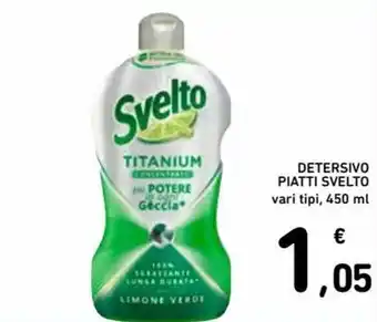 Spazio Conad Svelto Detersivo Piatti 450ml offerta