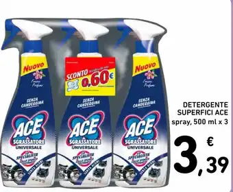 Spazio Conad Ace Detergente Superfici 500ml x 3 offerta