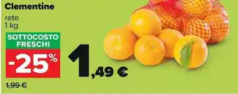 Carrefour Rete Clementine 1 kg offerta