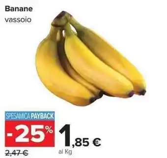 Carrefour Vassoio Banane offerta
