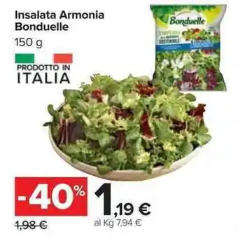 Carrefour Insalata Armonia Bonduelle 150 g offerta