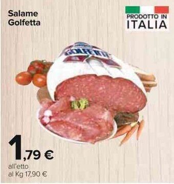 Carrefour Salame Golfetta offerta