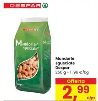 Interspar Mandorle sgusciate Despar offerta