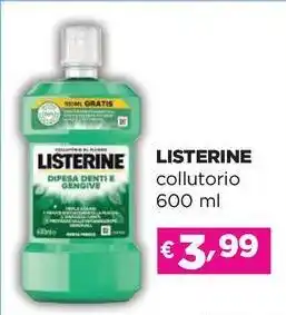 Acqua & Sapone LISTERINE collutorio offerta