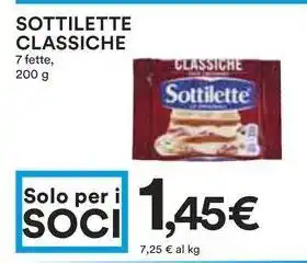 Coop Sottilette classiche offerta