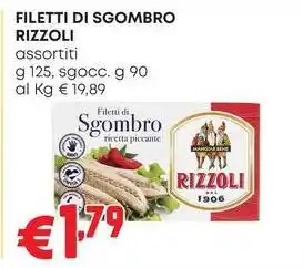 Pam Filetti di sgombro RIZZOLI offerta