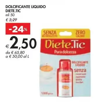 Bennet Dolcificante liquido DIETE.TIC offerta