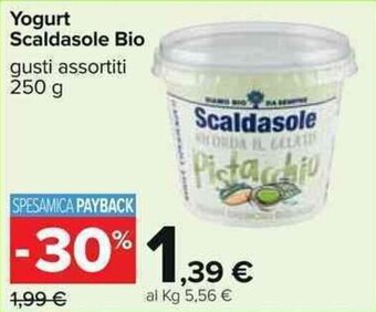 Carrefour Scaldasole Bio Yogurt 250 g offerta
