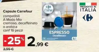 Carrefour Capsule Carrefour offerta