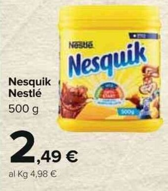 Carrefour Nestlé Nesquik 500 g offerta