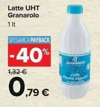 Carrefour Granarolo Latte UHT 1 lt offerta