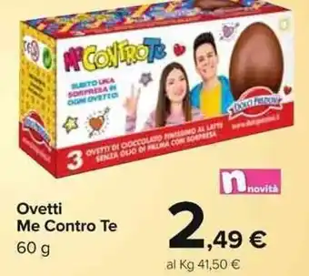 Carrefour Me Control Te Ovetti 60 g offerta