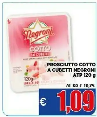 Vivo Supermercati Cubetti di cotto 120 g(ml) offerta