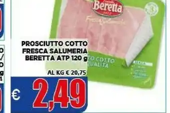 Vivo Supermercati Prosciutto cotto alta qualità fresca salumeria 120 g(ml) offerta