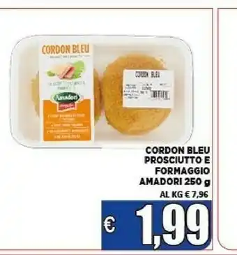 Vivo Supermercati Cordon bleu prosciutto e formaggio offerta