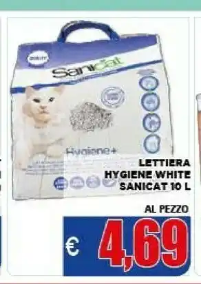 Vivo Supermercati Sanicat lettiera hygiene white offerta