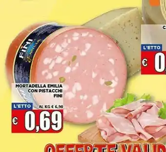 Vivo Supermercati Mortadella emilia con pistacchi offerta