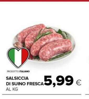 Tigre Salsiccia di suino fresca offerta