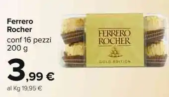 Carrefour Ferrero Rocher 200 g offerta